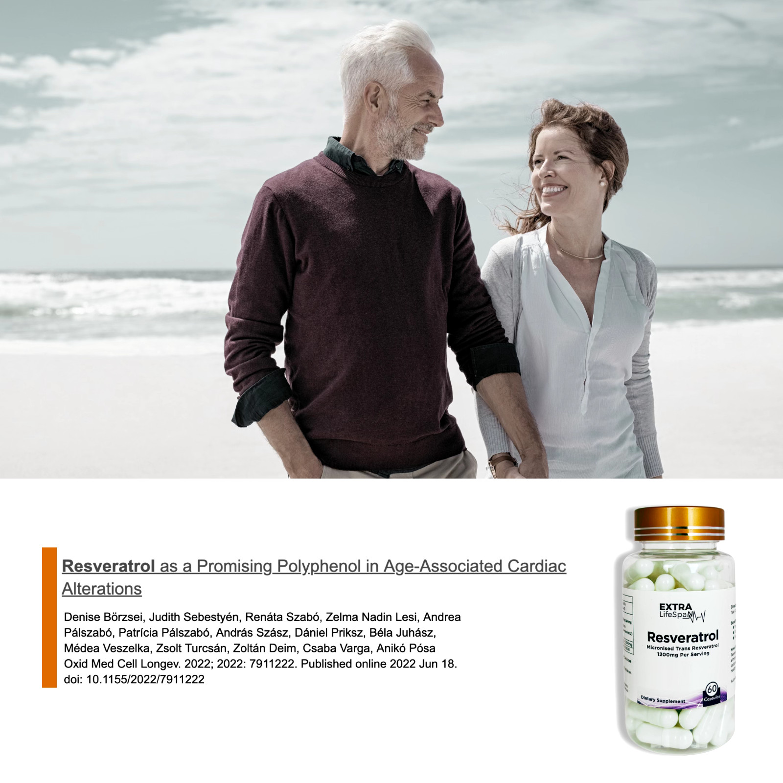 Spermidine Australia 10mg Per Capsule + Resveratrol 60s Anti Aging Supplements