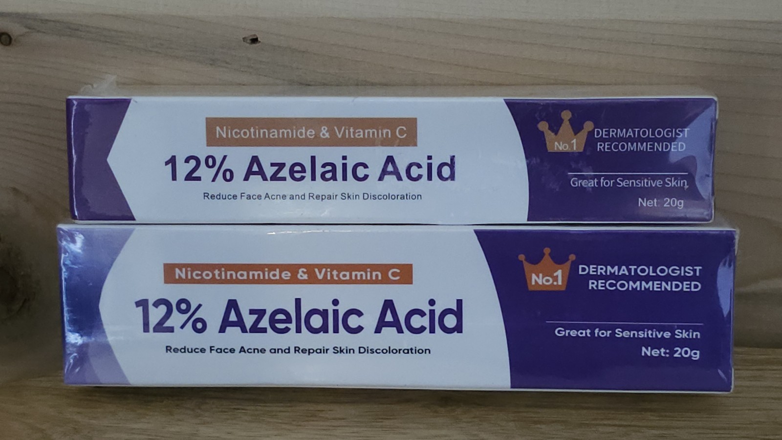 Lot Of 2 12% Azelaic Acid With Nicotinamide And Vitamin C 20g Each Sealed In Box