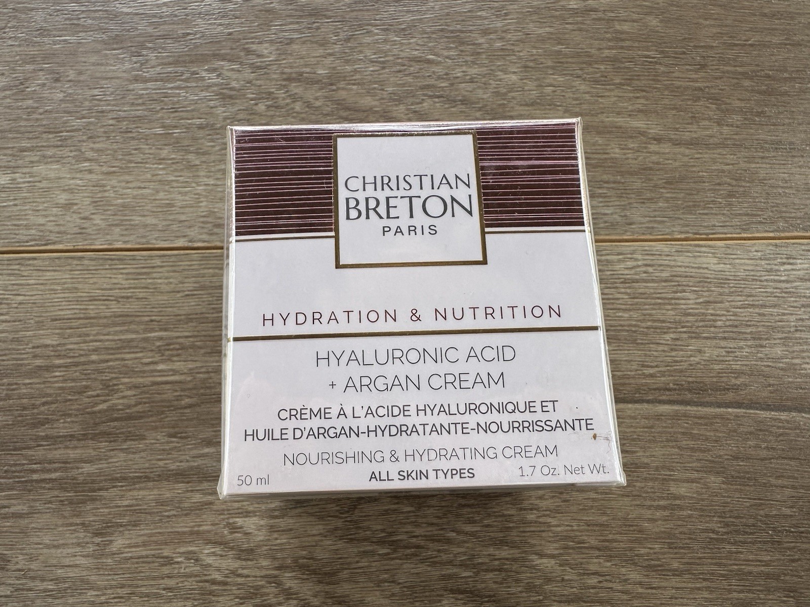 Christian Breton Paris Hydration & Nutrition Hyaluronic Acid + Argan Cream 50mL