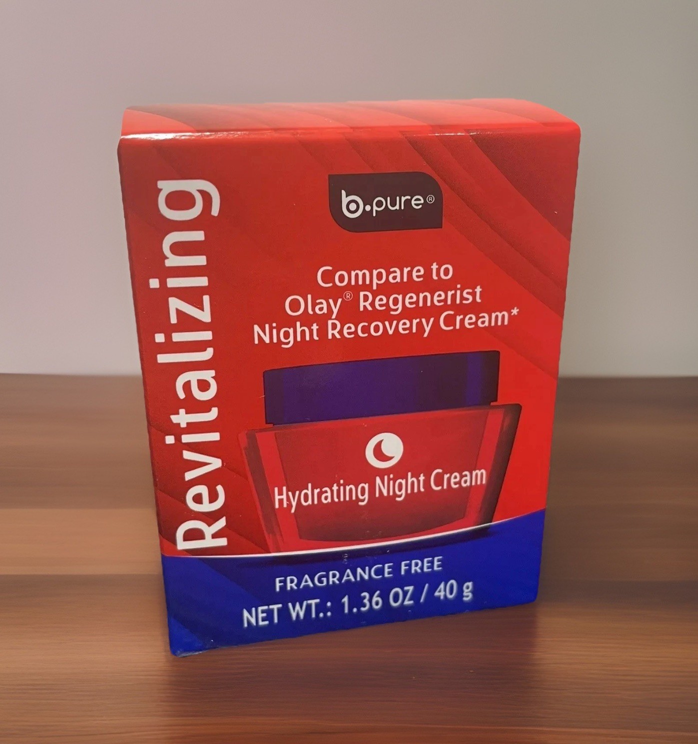 Lot Of 3 B Pure Revitalizing Hydrating Night Cream 1.36oz New