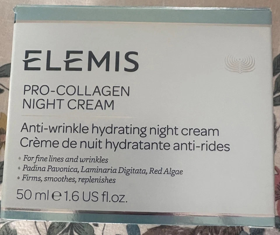 ELEMIS, ✨Pro-Collagen Night Cream,50ml,✨🌼✨Boxed Exp 2028 AUTHENTIC,GENUINE m