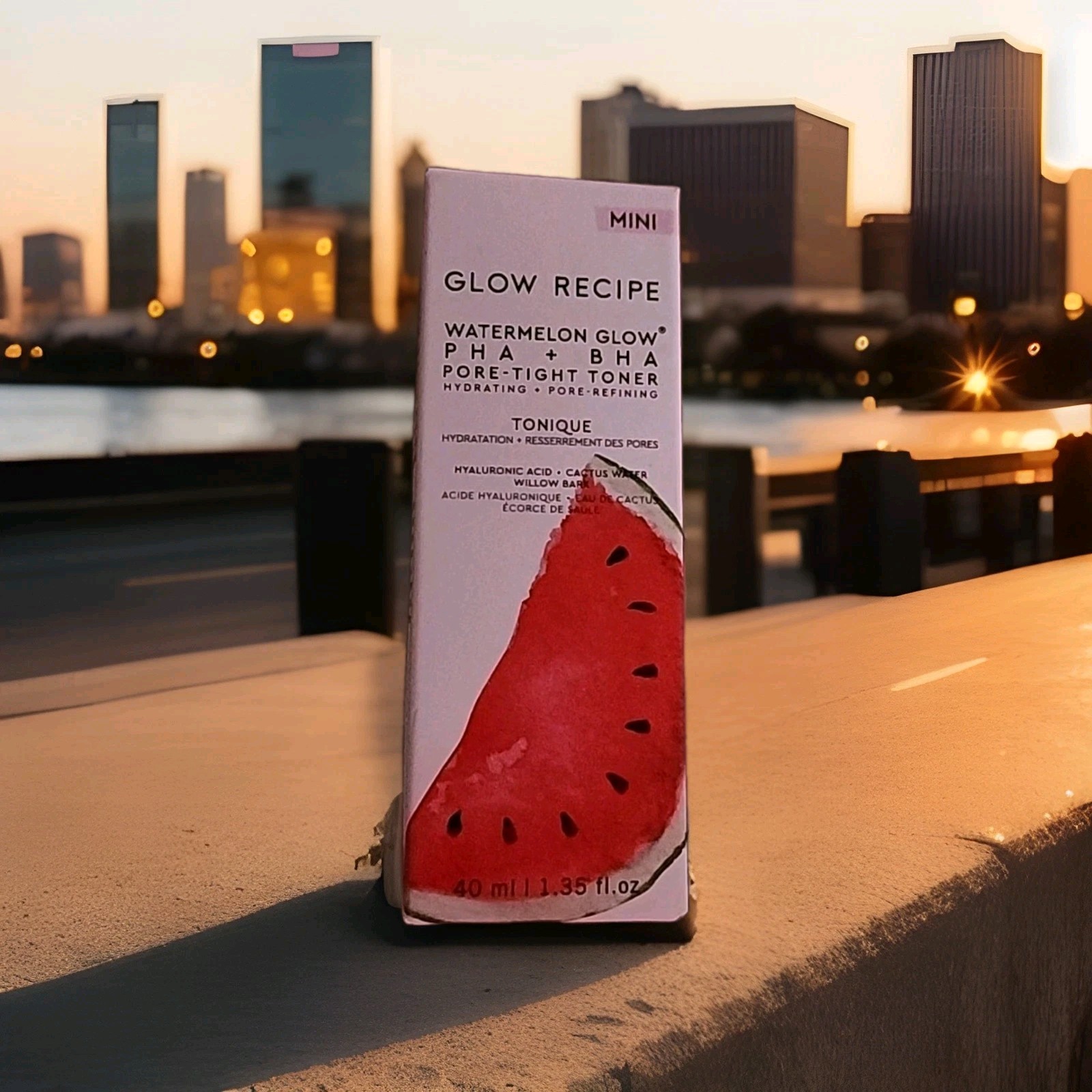 Glow Recipe Watermelon Glow PHA + BHA Pore-Tight Toner 1.35 Fluid Oz.