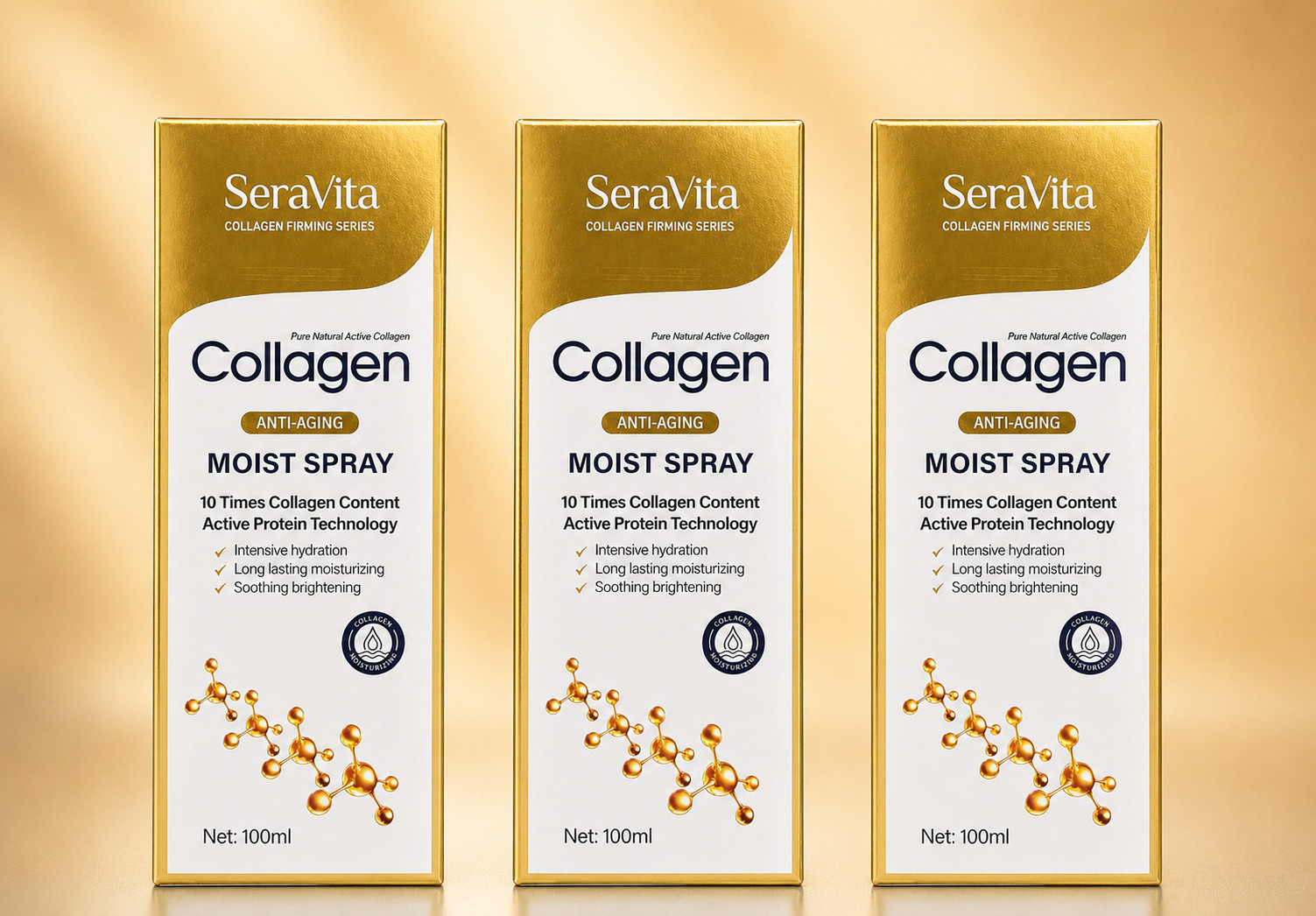 Sera Vita Anti Aging Collagen Moist Spray 3PACK BRIGHTENS + FIRMS ✨AUTHENTIC!✨