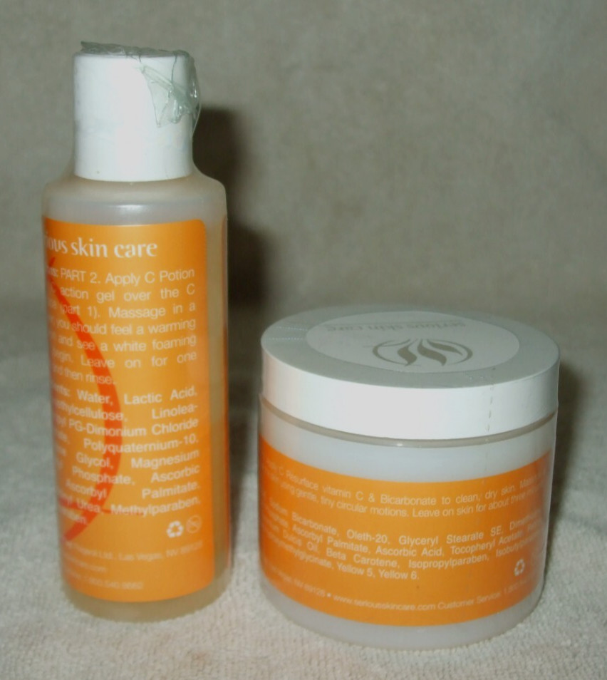 SERIOUS SKIN CARE C POTION & C RESURFACE STEP 1 & 2 SEALED