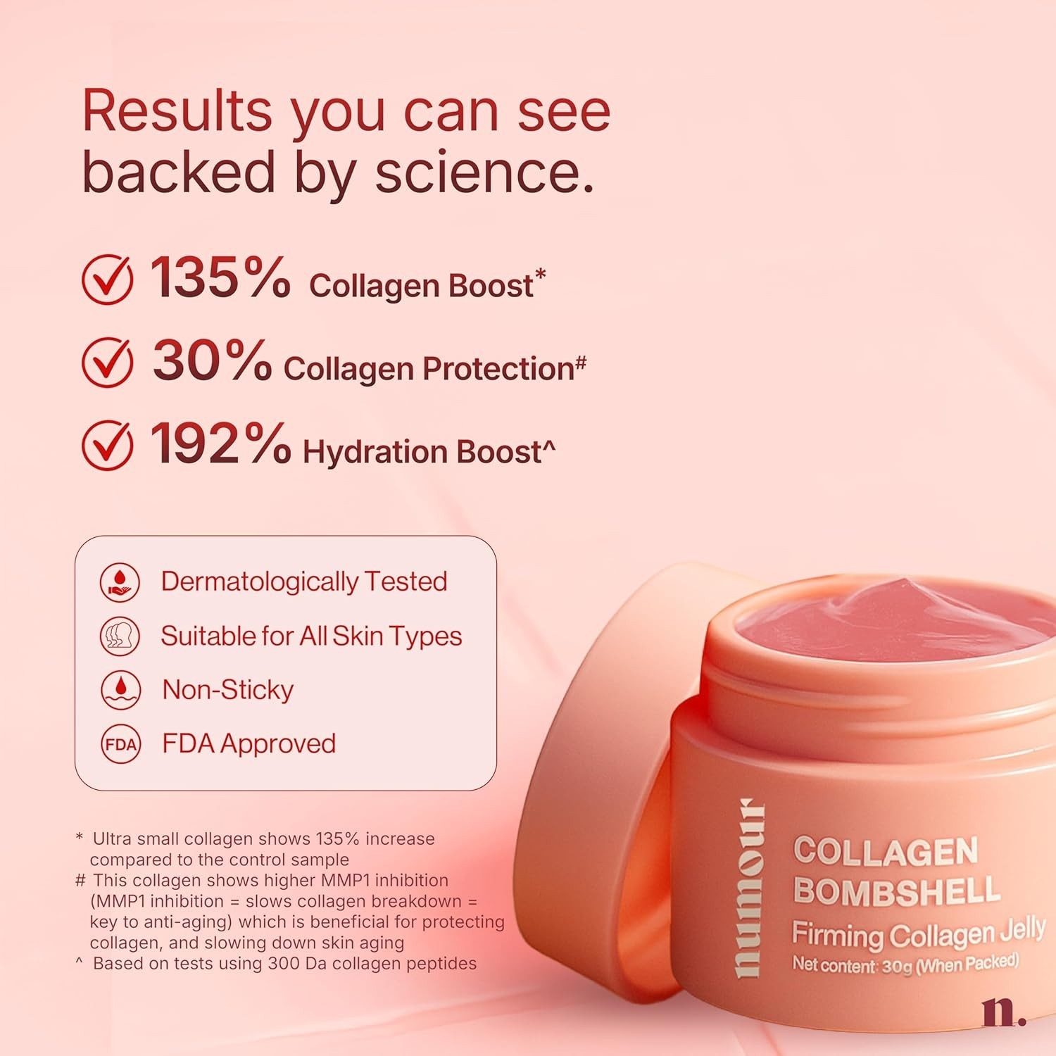 Numour Collagen Bombshell 30g | India’s 1st Korean Hydrolyzed Collagen Jelly