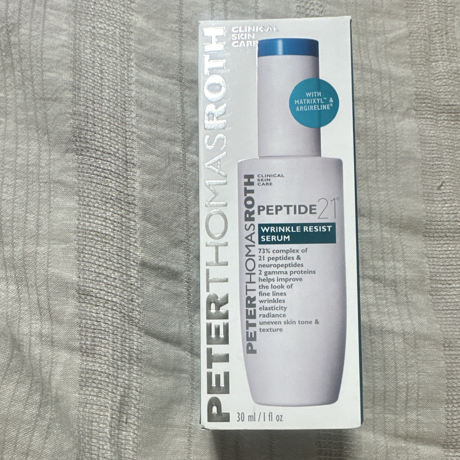 Peter Thomas Roth Peptide 21 Wrinkle Resist Serum Matrixyl Argireline 1 fl oz