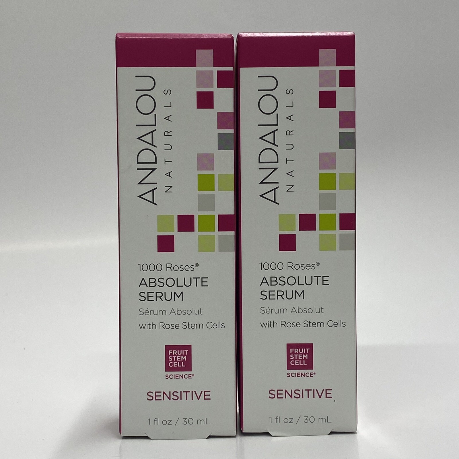 Andalou Naturals 1000 Roses Absolute Serum, 1 Fl. Oz (Pack of 2)
