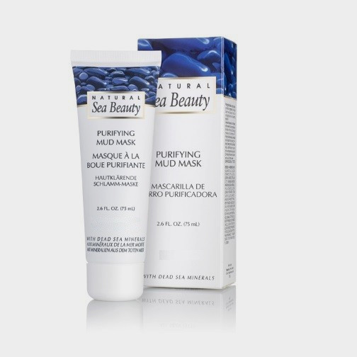 Natural Sea Beauty – Active Dead Sea Minerals – Purifying Mud Mask 2.6 oz /75 ml