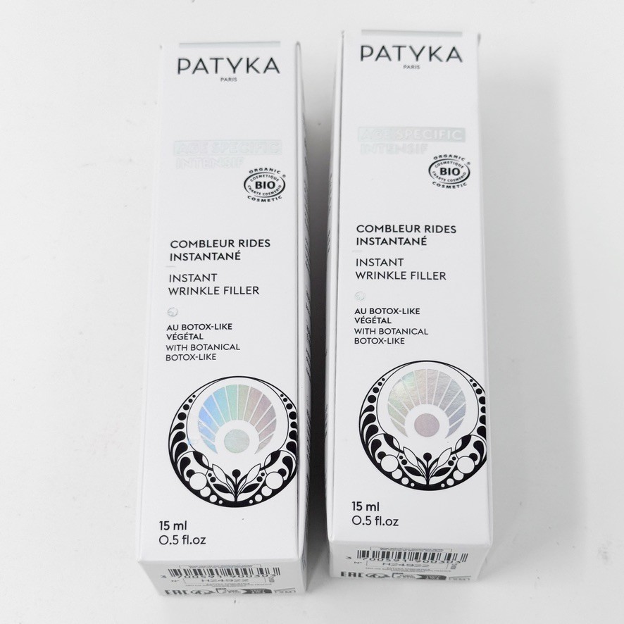 LOT 2 Patyka INSTANT WRINKLE FILLER 15 ml Botanical Organic NEW