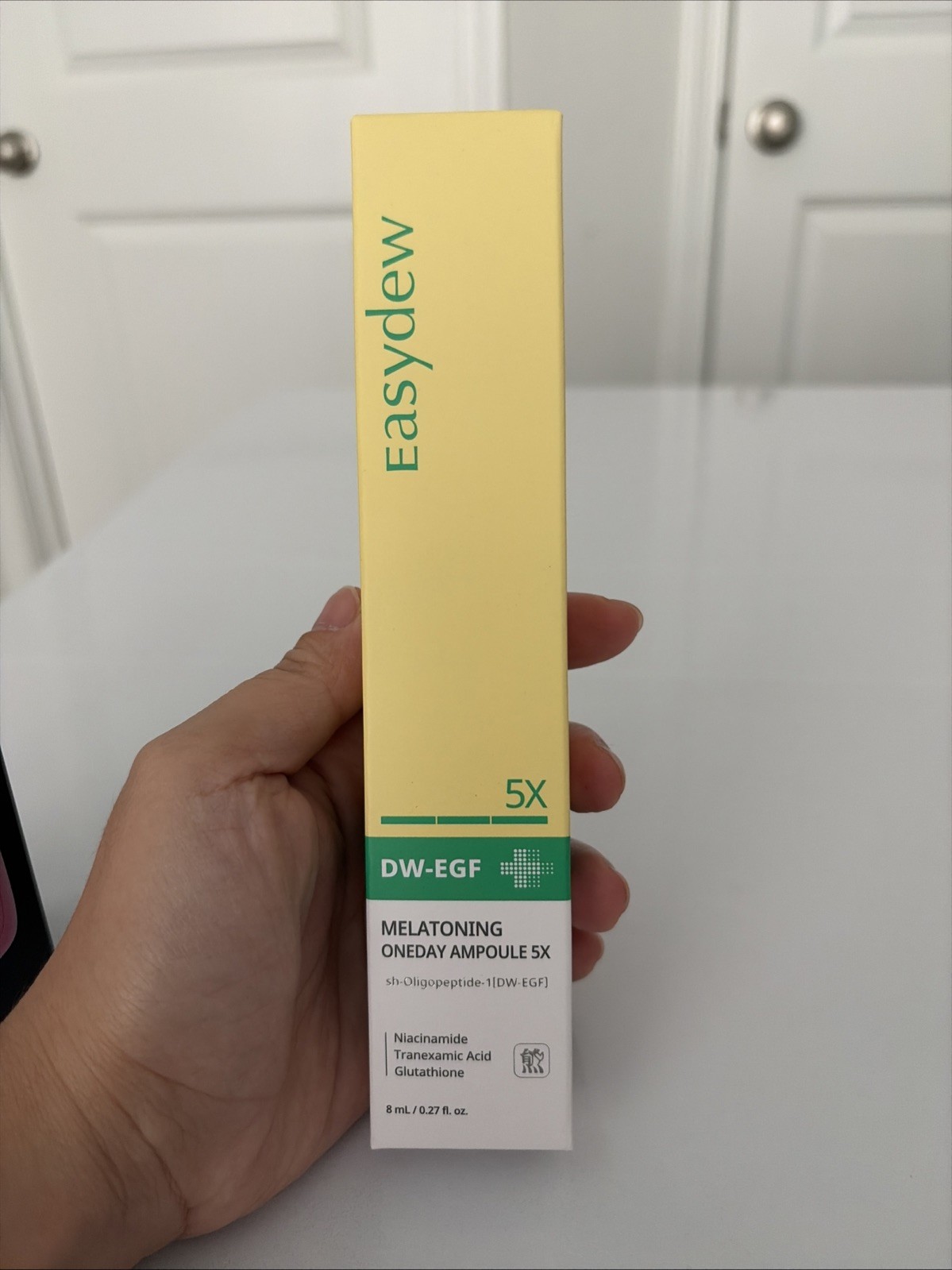 Easydew DW-EGF Melatoning Ampoule 5X 8ml / 0.27 fl oz Hydrating Dark Spot Serum