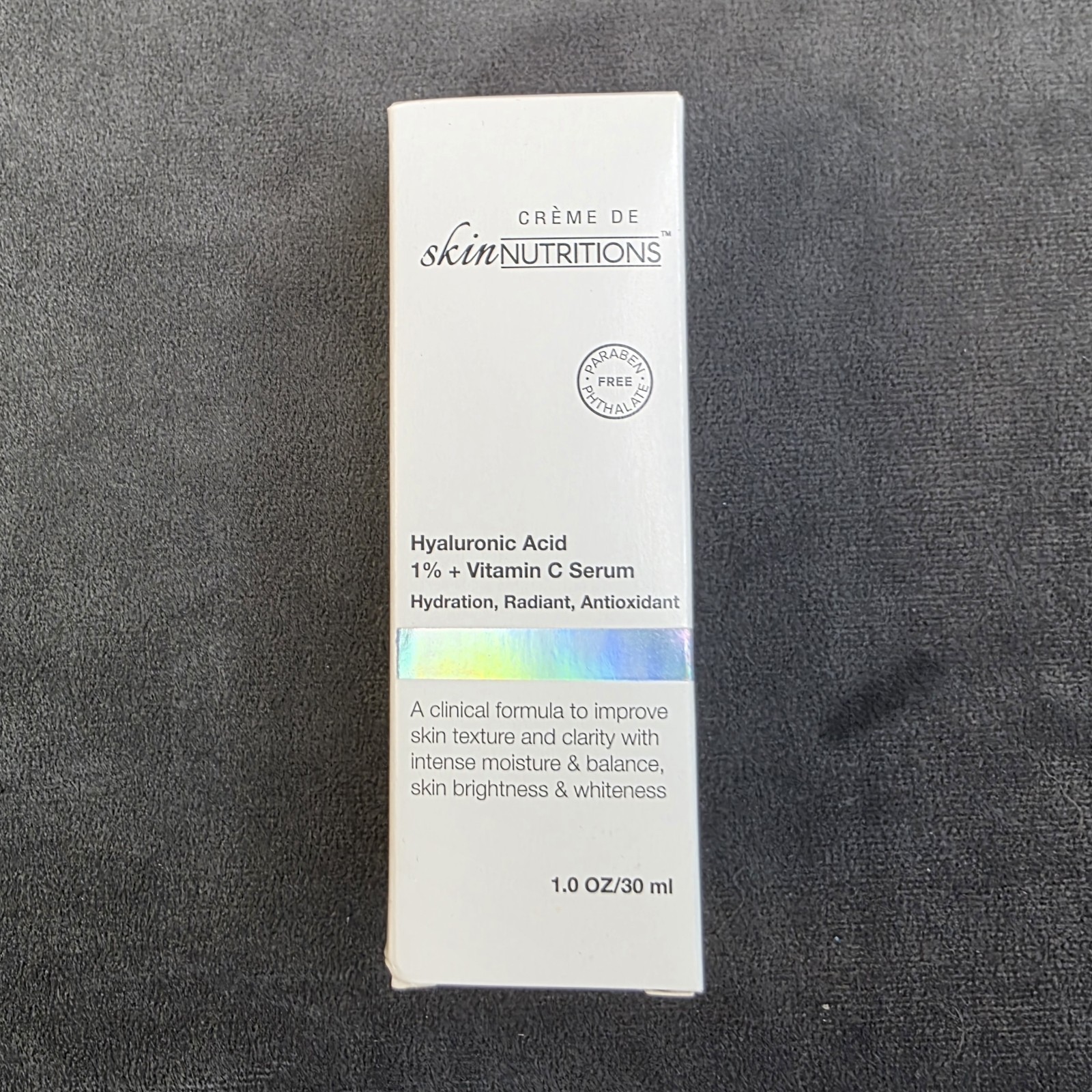 Creme DE Skin Nutritions Hyaluronic Acid 1% NIB