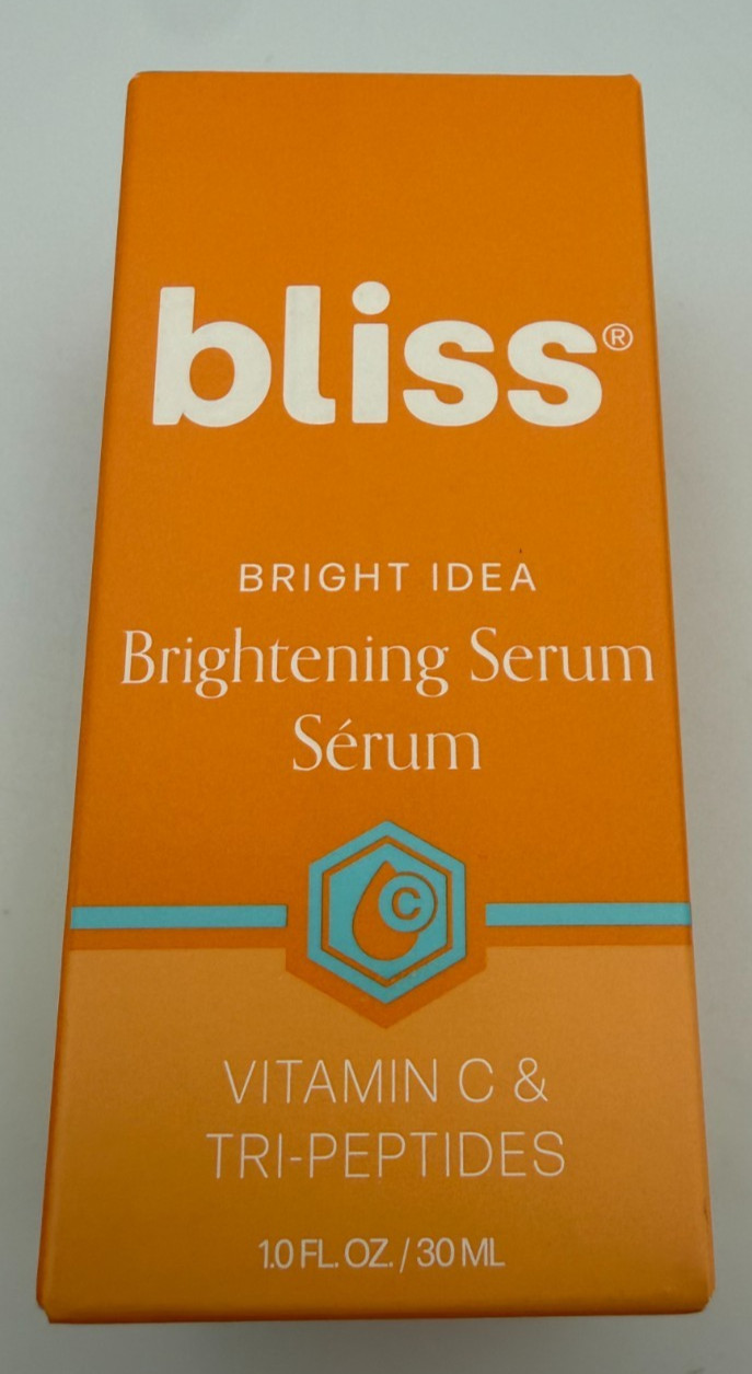 Bliss Bright Idea Brightening Serum Vitamin C & Tri-Peptides 1.0 Fl Oz / 30mL