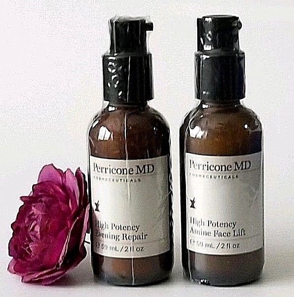Dr Perricone MD High Potency Amine Face Lift Treatment 2oz & EVENING REPAIR 2oz