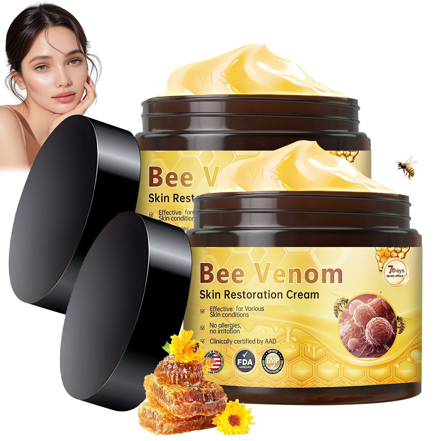 Bee Venom Skin Restoration Cream, Professional Bee Venom Skin Cream,deeply …..