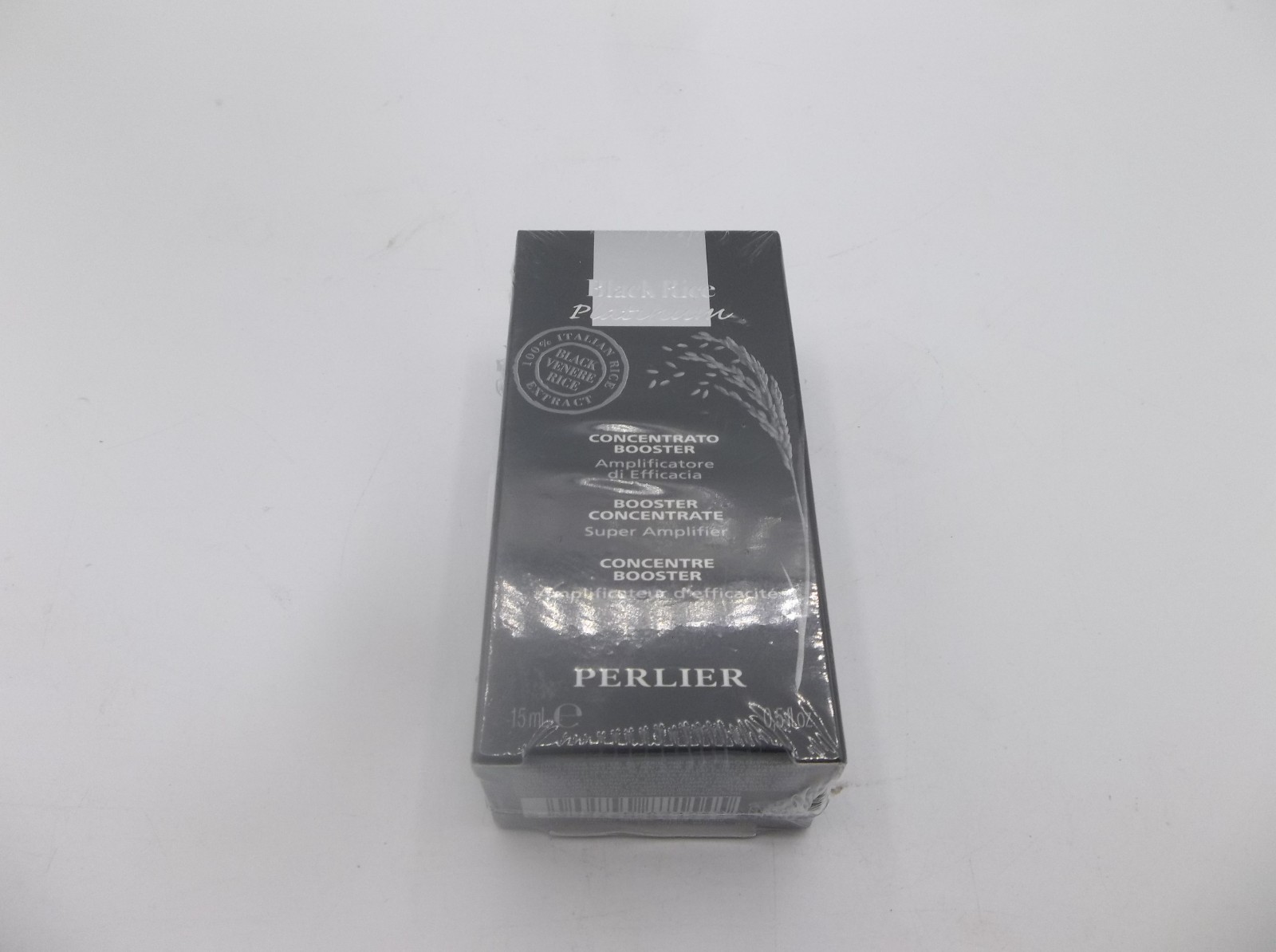 PERLIER Black Rice Platinum Booster Concentrate Super Amplifier .5 Fl Oz. NEW