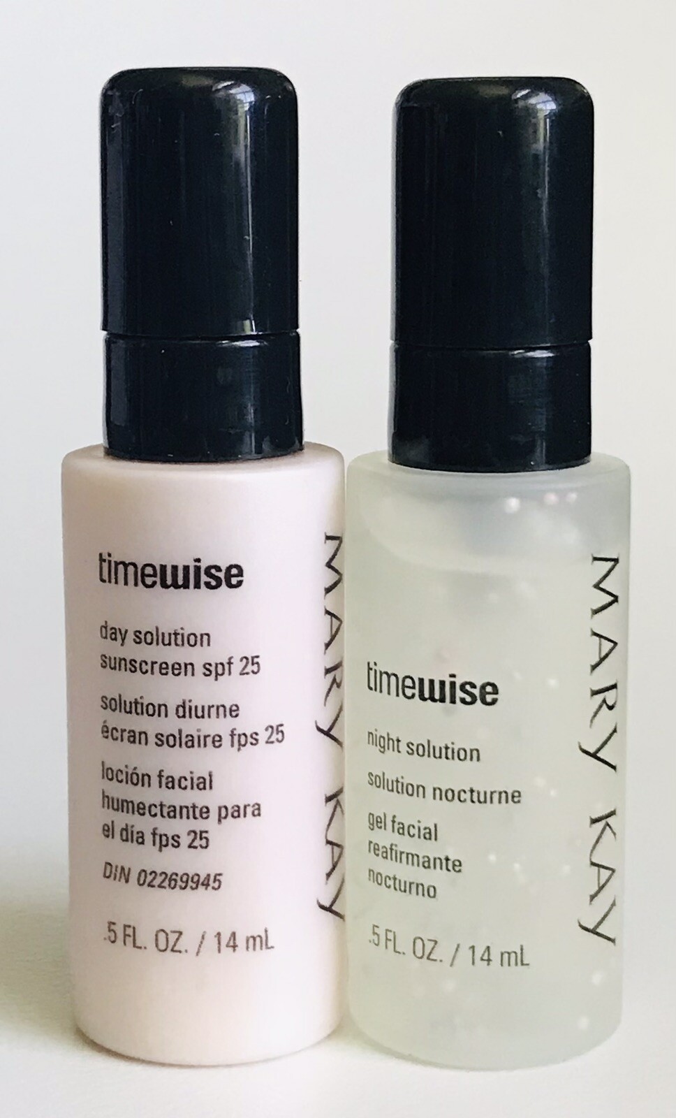 READ New Mary Kay Timewise Day & Night Solution ~ Travel Size ~ .5 fl oz ea