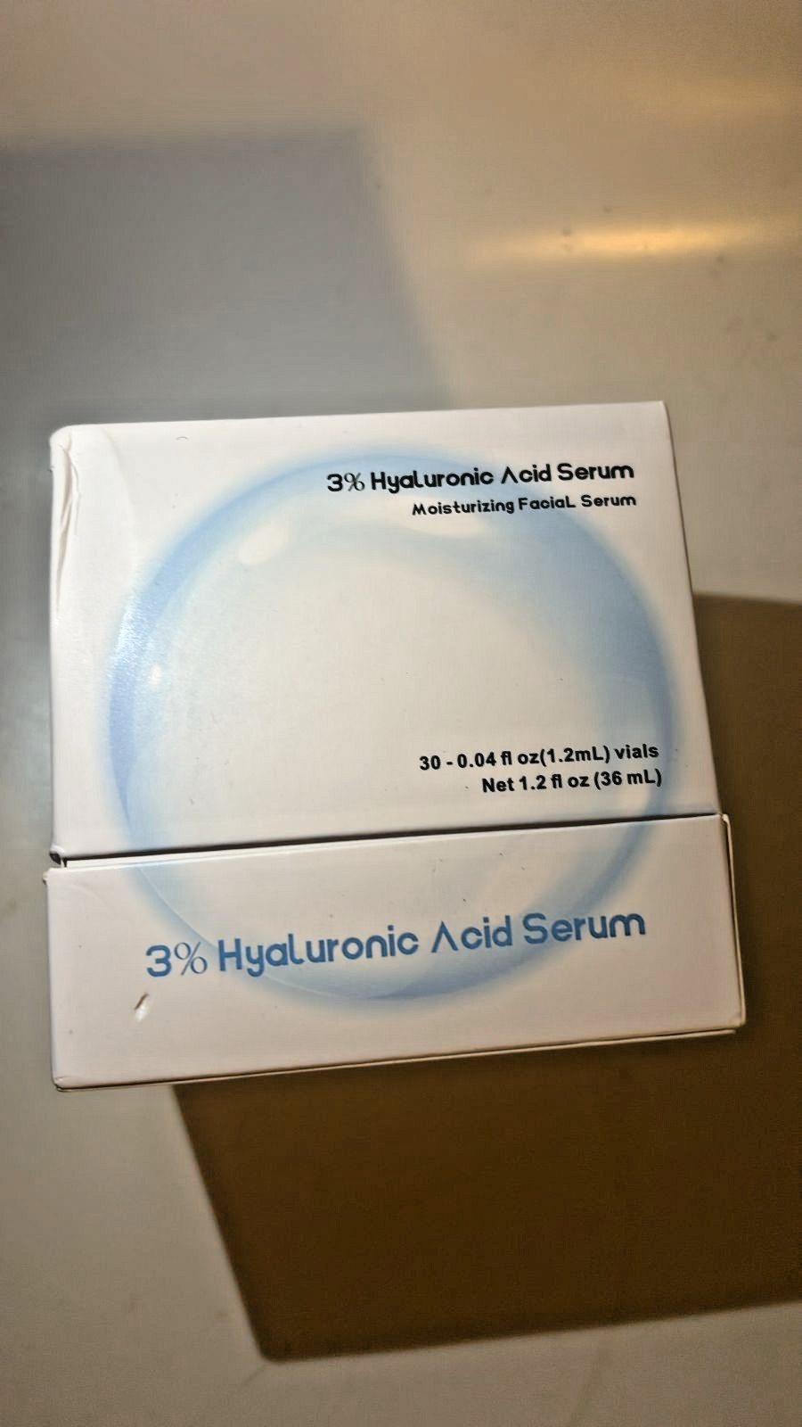 3% Hyaluronic Acid Serum Ultra-Hydrating Vials, Hyaluronic Acid Tubes