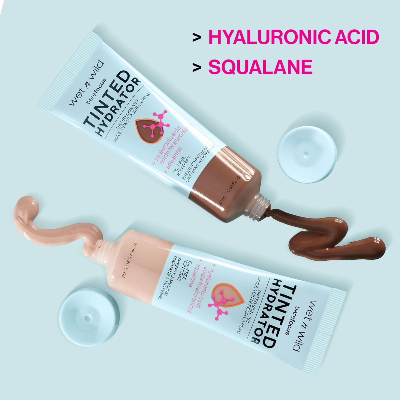 Tinted Hydrator with Hyaluronic Acid Squalane – Lightweight, Sheer Coverage