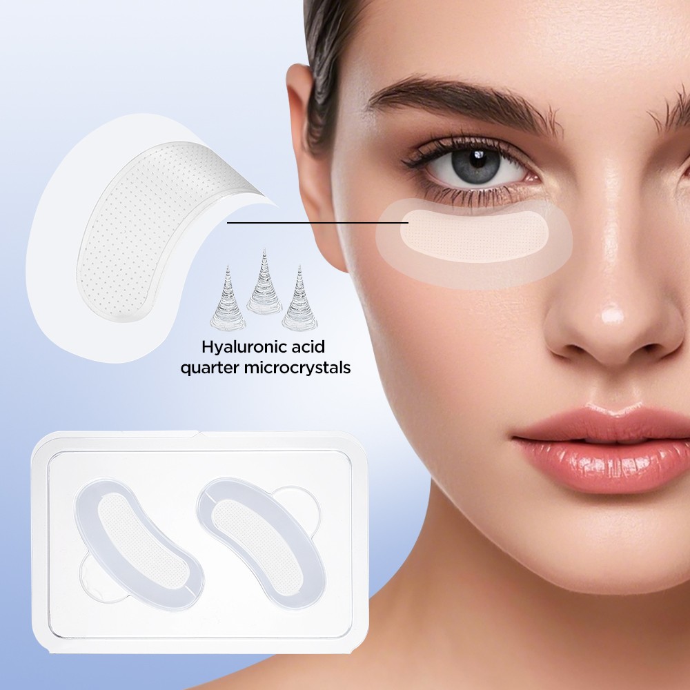 Hyaluronic Acid Micro-needle Eye Patch Anti-aging Wrinkle Fine Line Removal Mask