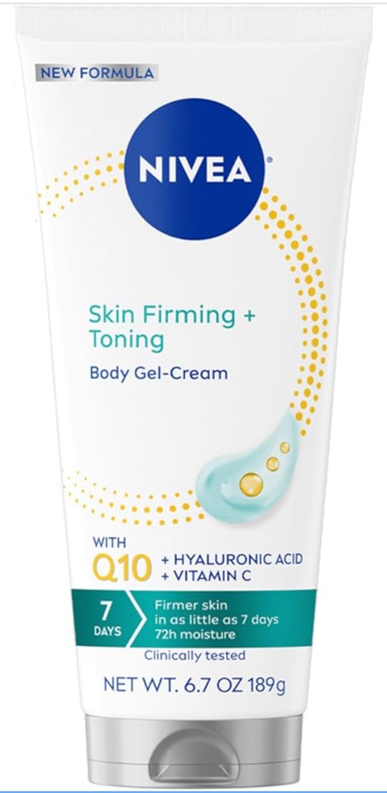 2 Nivea Skin Firming and Toning + Q10 + L-Carnitine – 6.7 oz (Pack Of 2 Units)