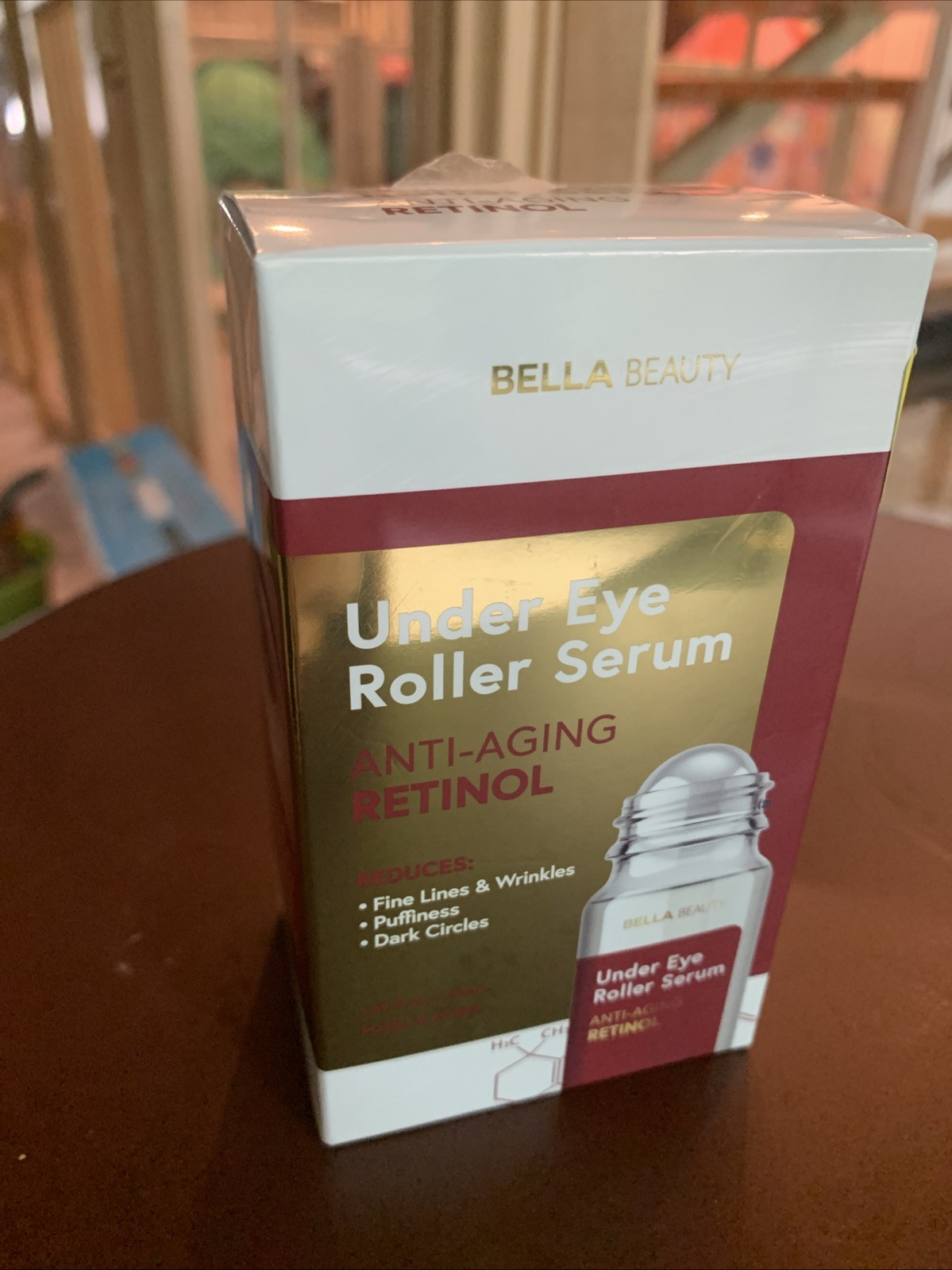 Bella Beauty Under EYE ROLLER Serum / Anti-Aging Retinol 1.69 Fl Oz/50 ML