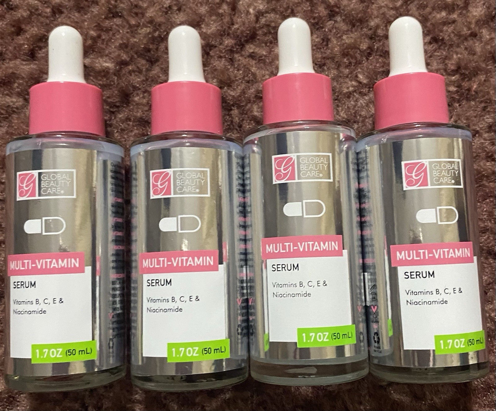 4btls. Multi-Vitamin Face Serum,Vit.B,C,E & Niacinamide.50ml.each