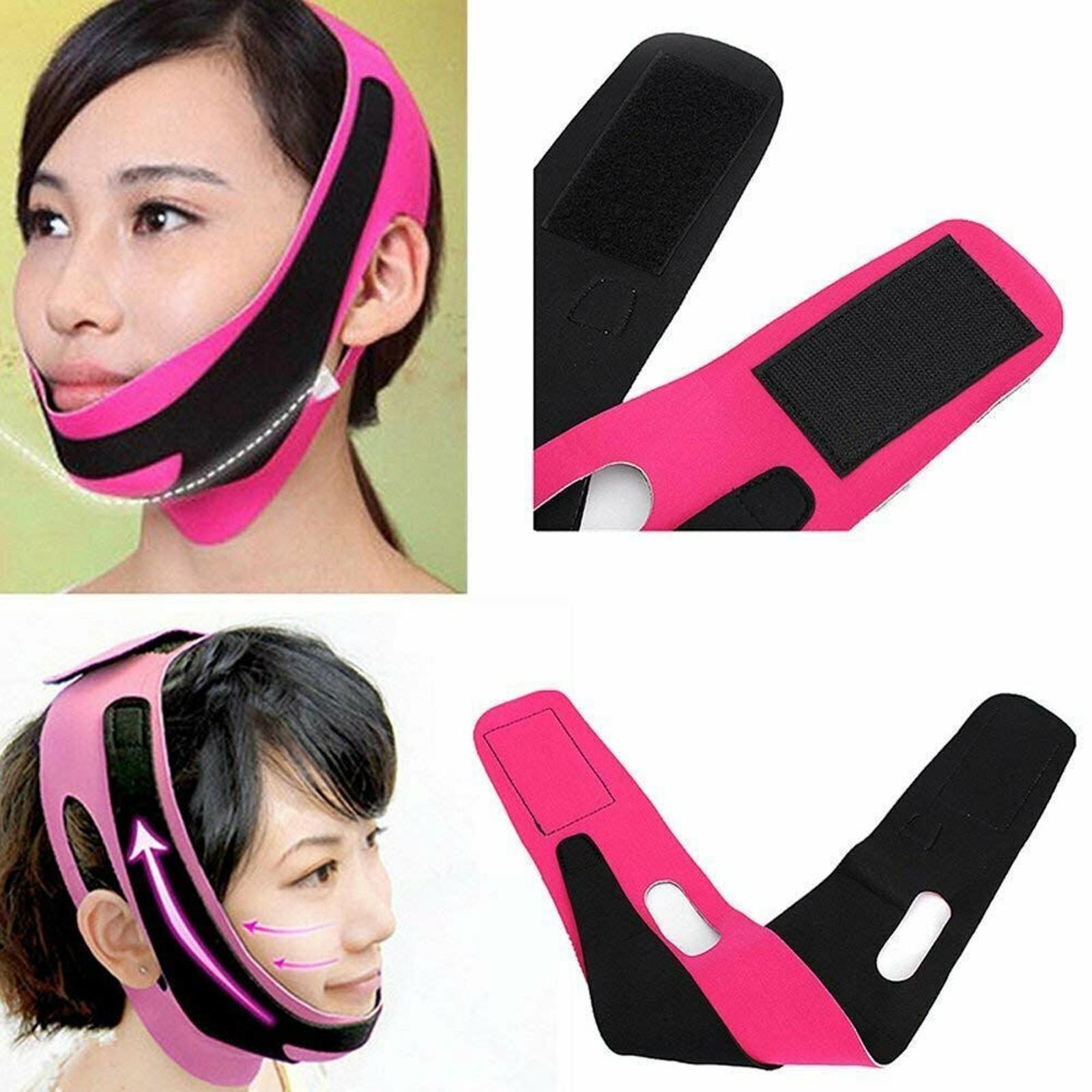 Face Slimmer Anti-aging Facial Slimming Strap Double Chin Firming Lifting Mask H