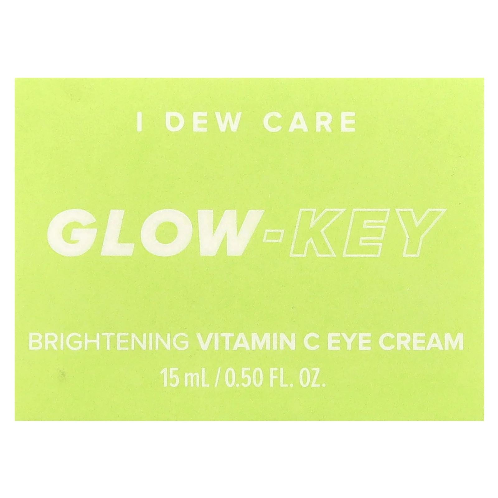 Glow-Key, Brightening Vitamin C Eye Cream, 0.50 fl oz (15 ml)