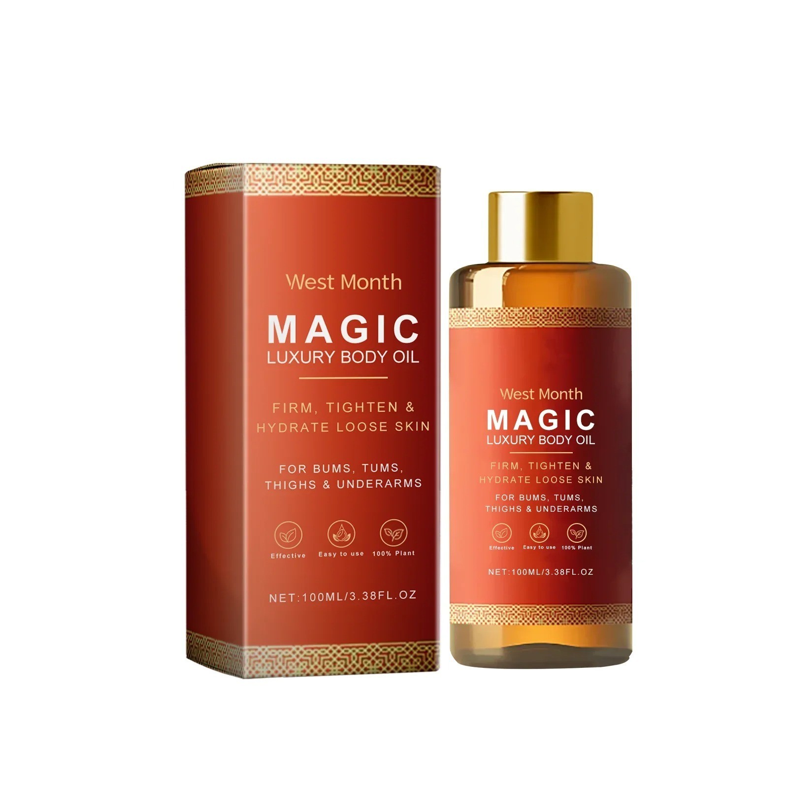 Firming Body Oil Tightening & Lifting Serum for Smooth Youthful Skin Care