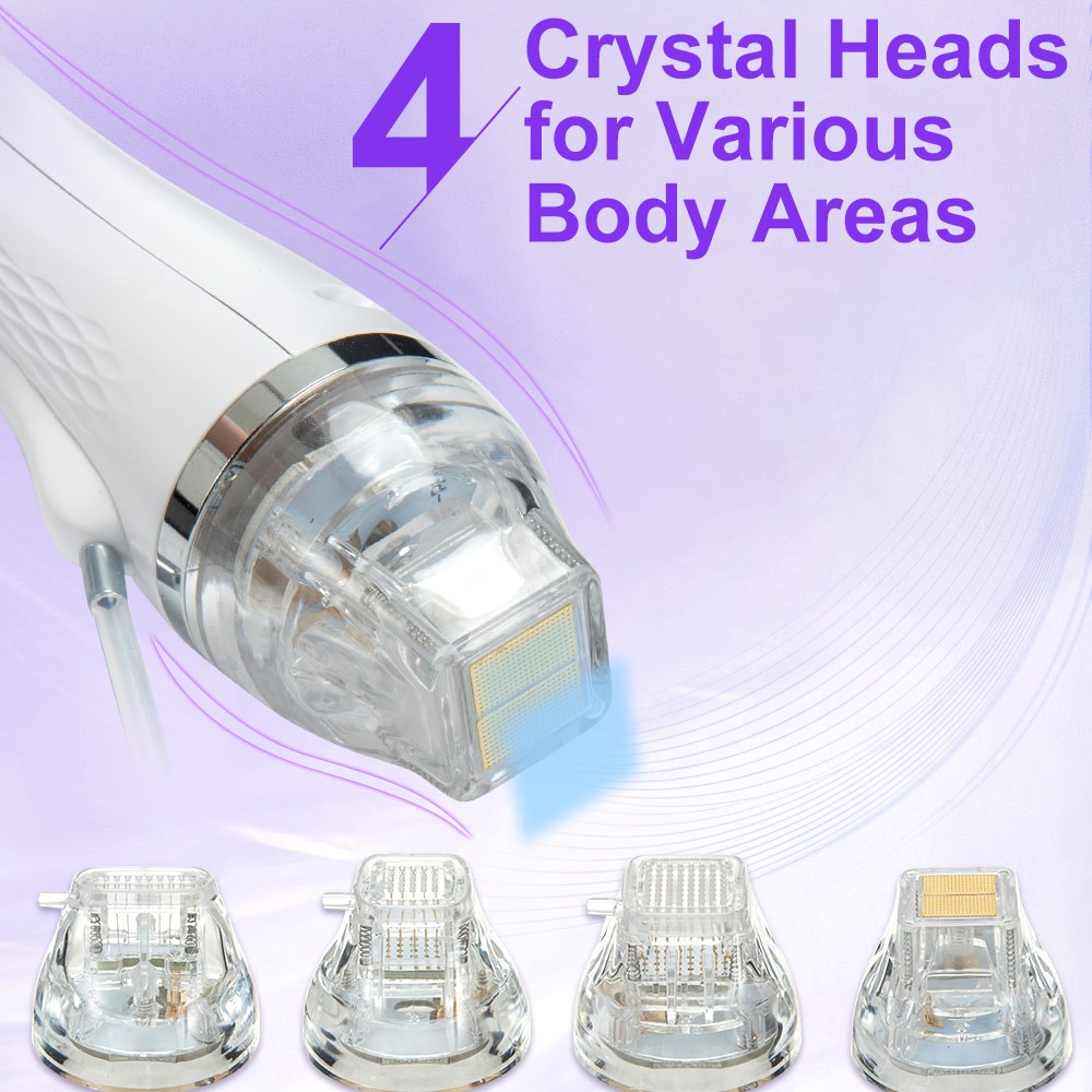 2 in 1 Fractional Micro Beauty Machine Cold Hammer Acne Removal Face Lifting Spa