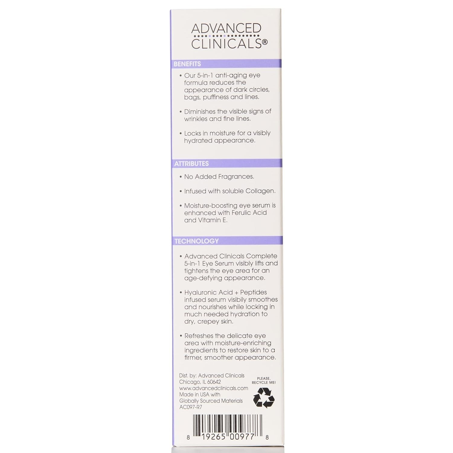 Smoothing 5-in-1 Eye Serum – Anti-Aging, Hydrating & Firming – 2-Pack Perfection