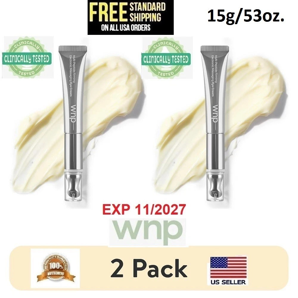 X2WNP Wrinkle Eraser Multi Peptide Firming Electronic Massaging Eye Cream-XP2027