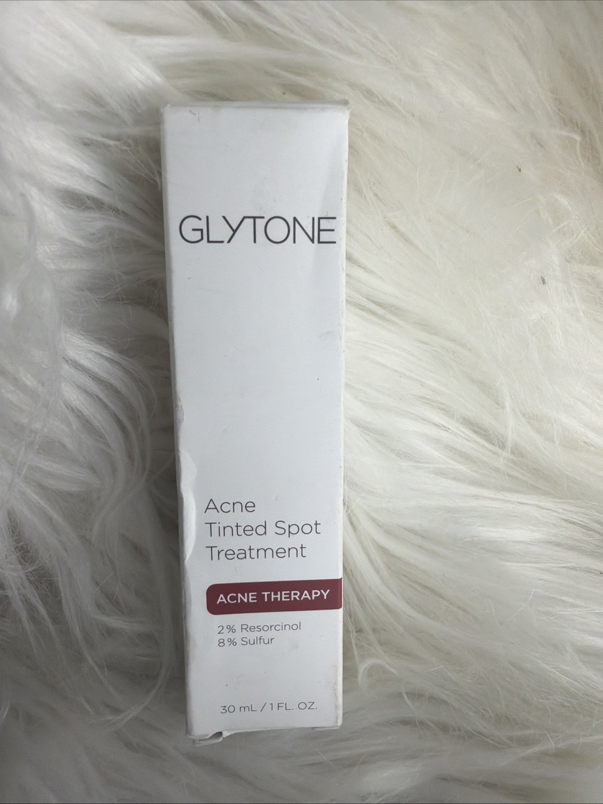 Glytone Acne Tinted Spot Treatment | Spot Treatment – 2% Resorcinol 8% Sulfur