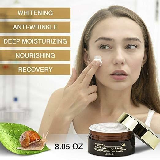 Dual Function Snail Recovery Cream 3.5 oz – Moisturizing and Anti-Aging Solution