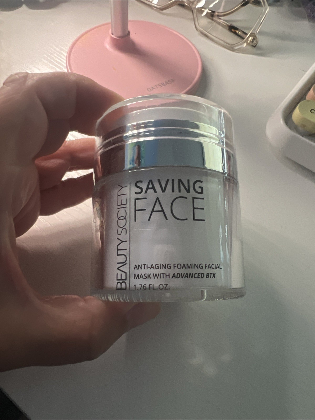 Beauty Society Saving Face – Foaming Facial with Advanced BTX 1.76 fl oz.