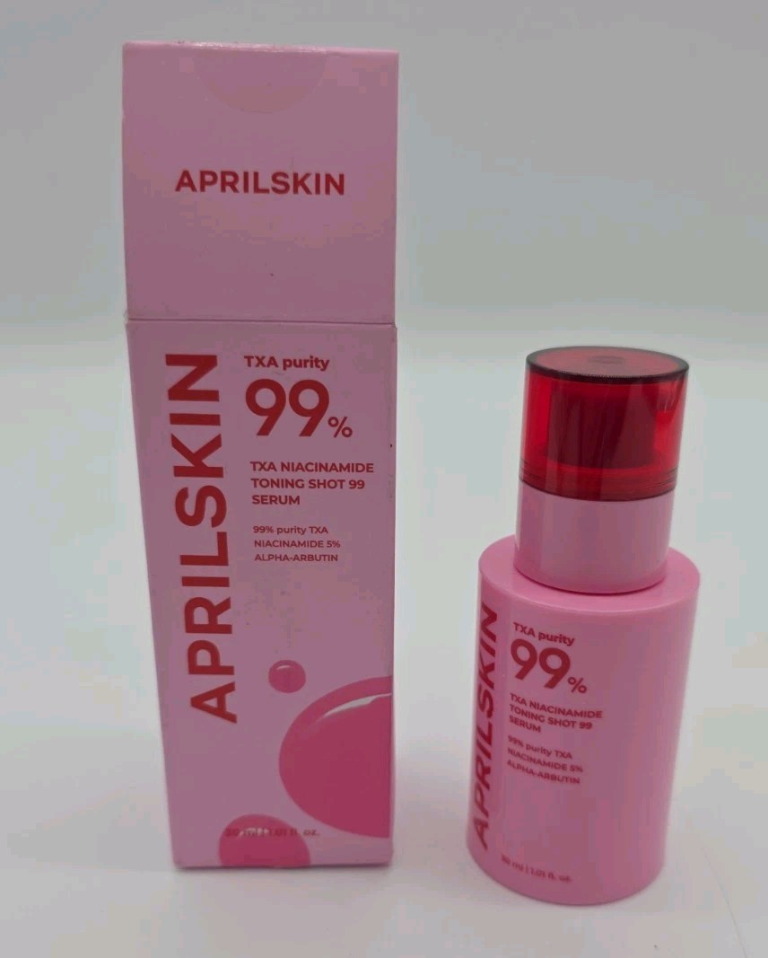 APRIL SKIN TXA Niacinamide Toning Shot 99 Serum 30ml Exp 5/28 New