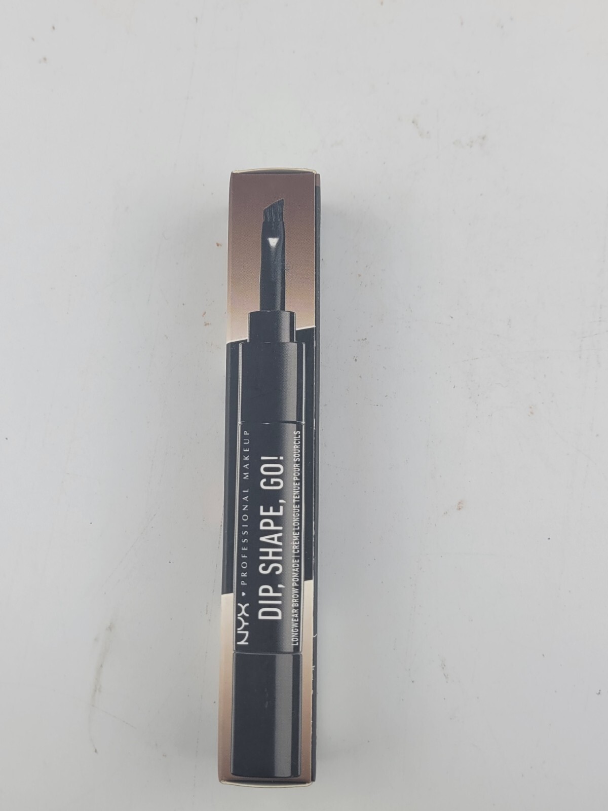 NYX DIP, SHAPE,GO! LONGWEAR BROW POMADE CREATE FULLER BROWS ON THE GO CHOCOLATE