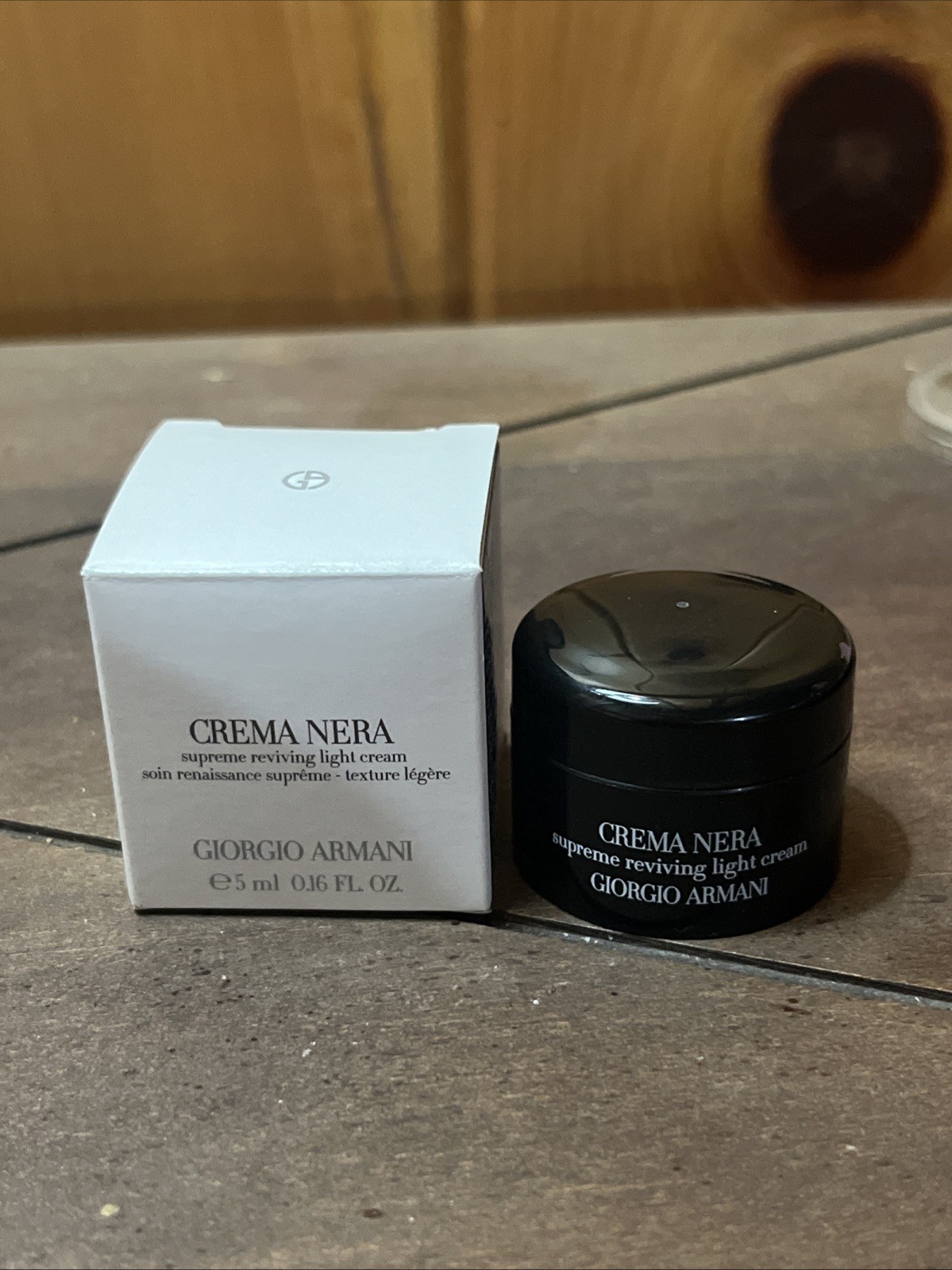 Giorgio Armani Crema Nera Supreme Reviving Cream 5 ml / 0.16 oz NWOB
