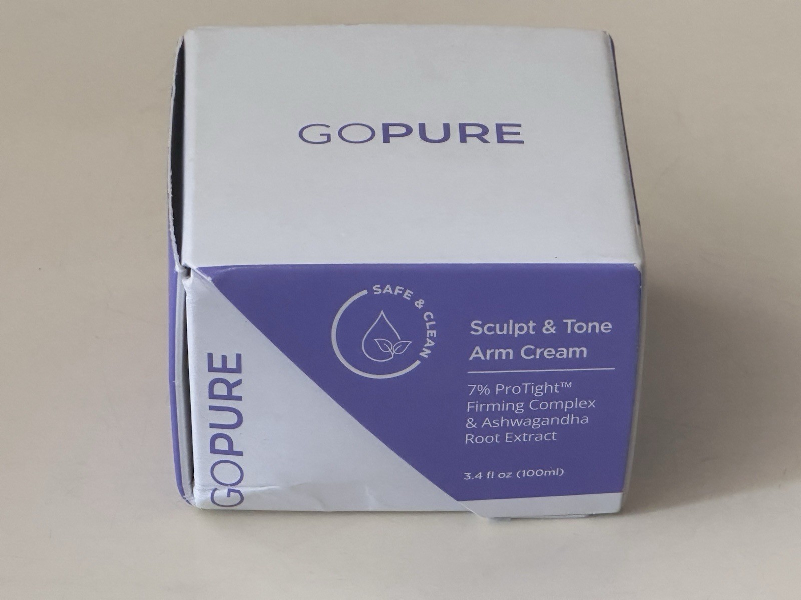 NEW GoPure Sculpt & Tone Arm Cream 3.4 fl oz (100ml) Exp: 09/2027 SEALED