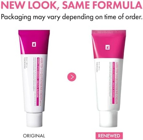 TOSOWOONG Arbutin 7% Glutathione Cream, 70,000ppm Arbutin + 5,001ppm Glutathi…