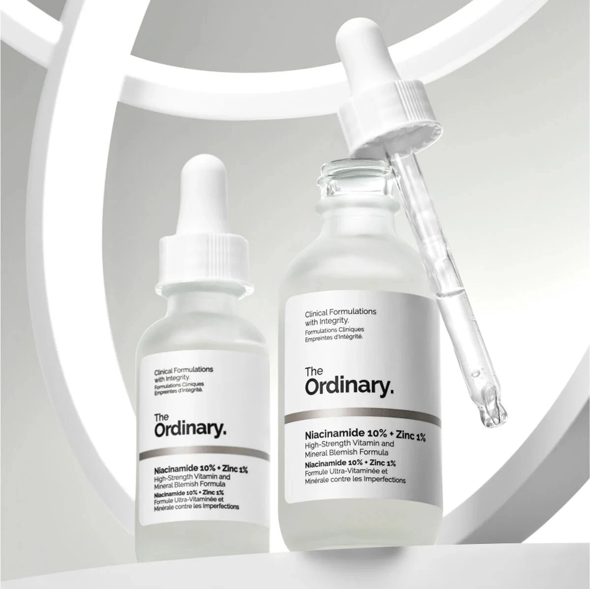 «The Ordinary Niacinamide 10% + Zinc 1% Smoothing Serum for Blemish-Prone Skin»