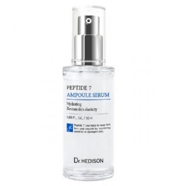 Dr Hedison Peptide 7 Ampoule 50ml Repairing Serum Anti Aging Hydrating