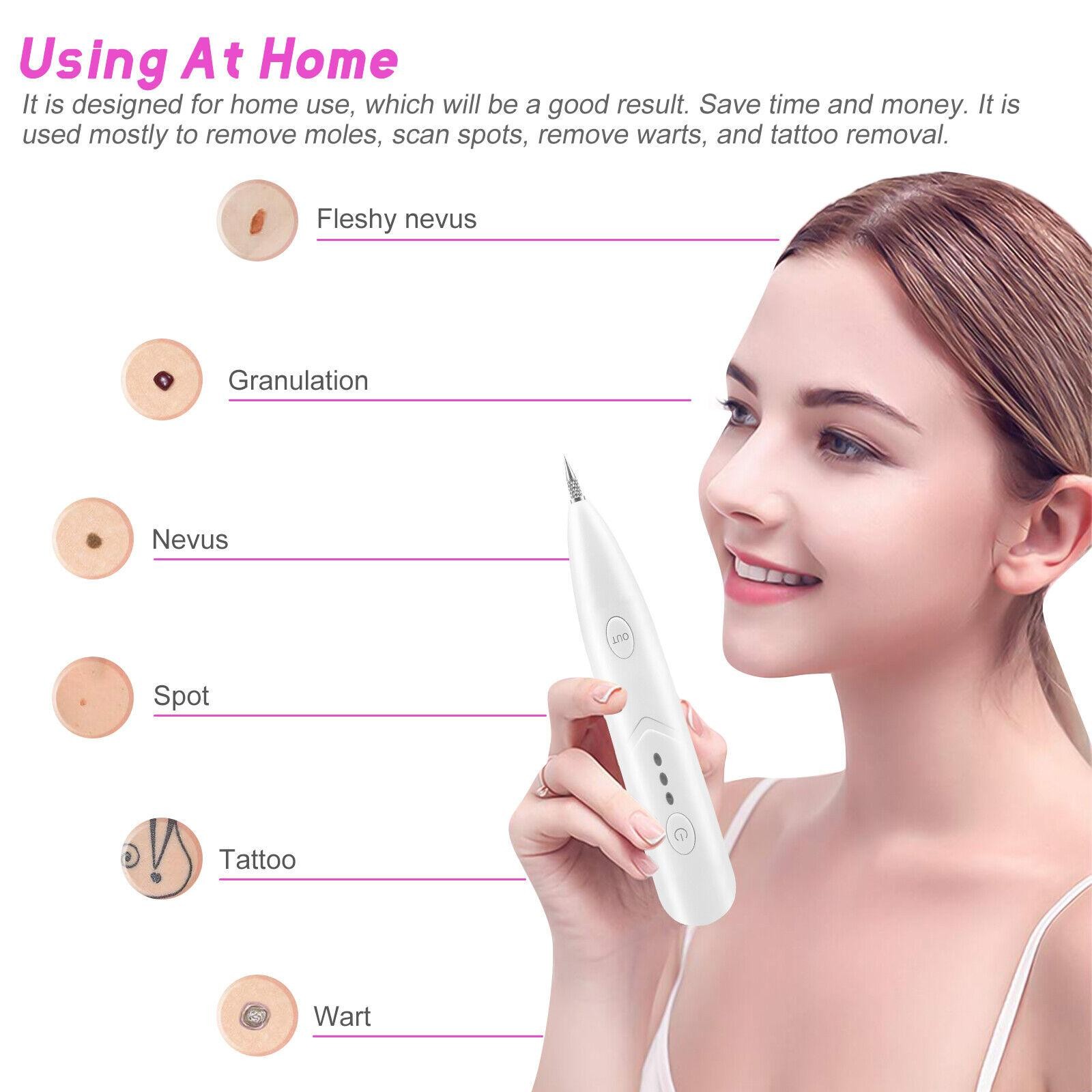 Mini USB Laser Pen Mole Removal Age Spot Remover Skin Wart Tattoo Device