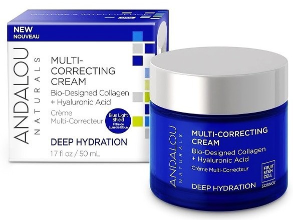 ANDALOU NATURALS Deep Hydration Multi-Correcting Cream, 1.7 oz / 50 ml NEW boxed