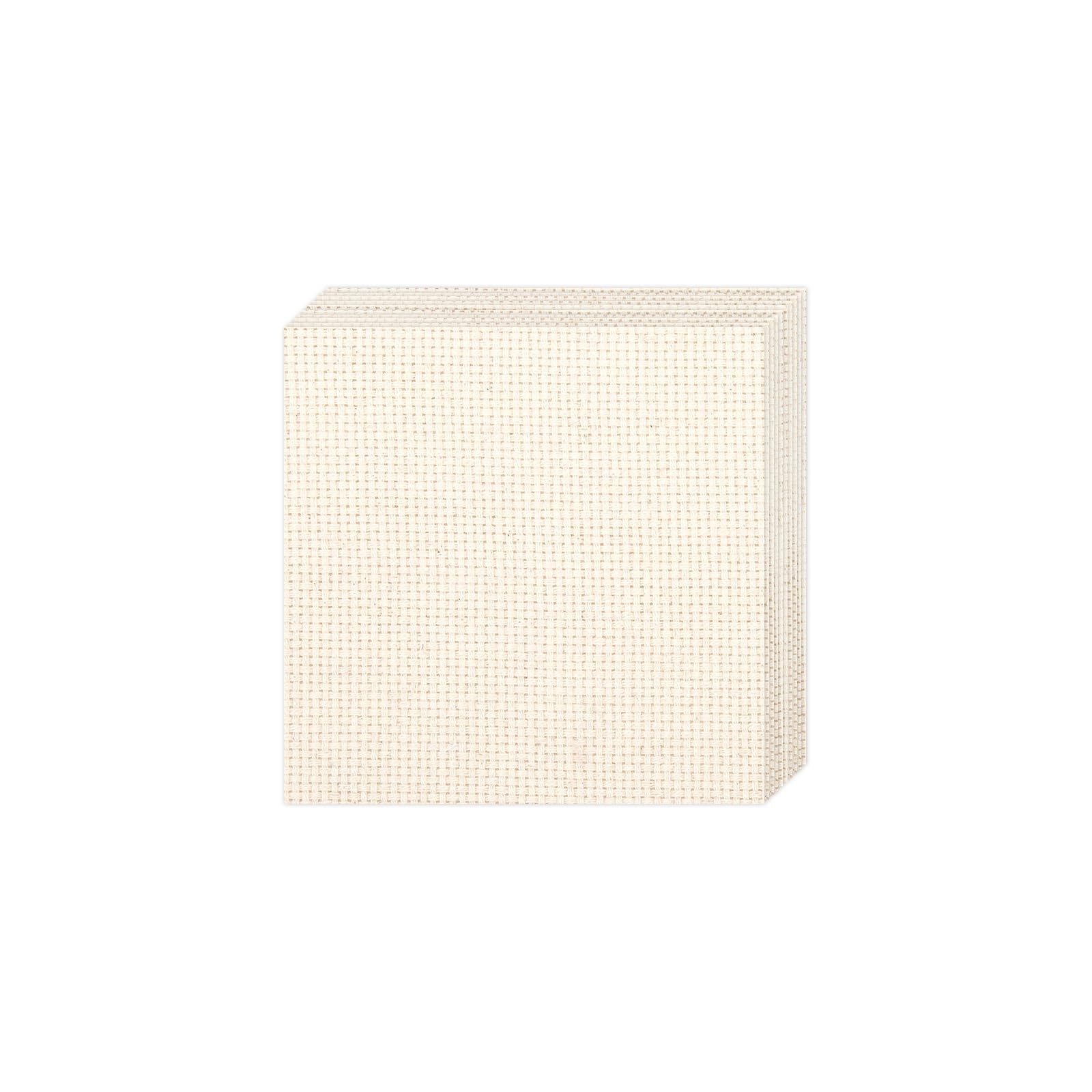 10 PCS Punch Needle Fabric, Pre-Cut 7.8 inches x inches, 7.8×7.8 Inch