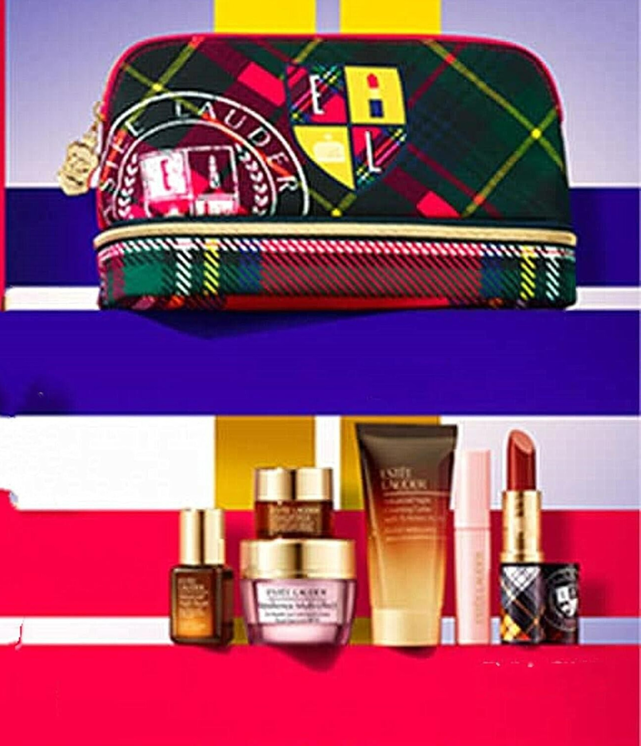 Estee Lauder Resilience Multi-Effect Creme/Gelee/Lip Repair Potion 7 Pc Gift Set