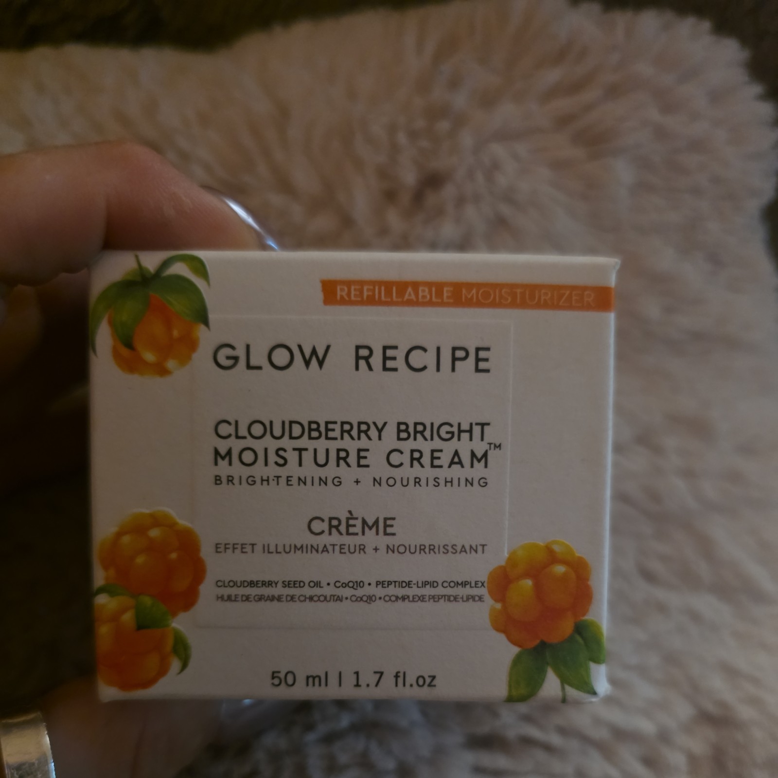 Glow Recipe Cloudberry Bright Moisture Cream 1.7oz 50mL New in Box