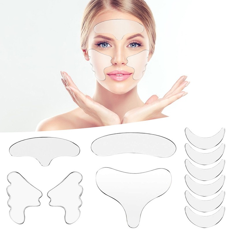 11/16pcs Silicone Face Eye Forehead Anti Wrinkle Patch Facial Lifting PadDLUKJHJ