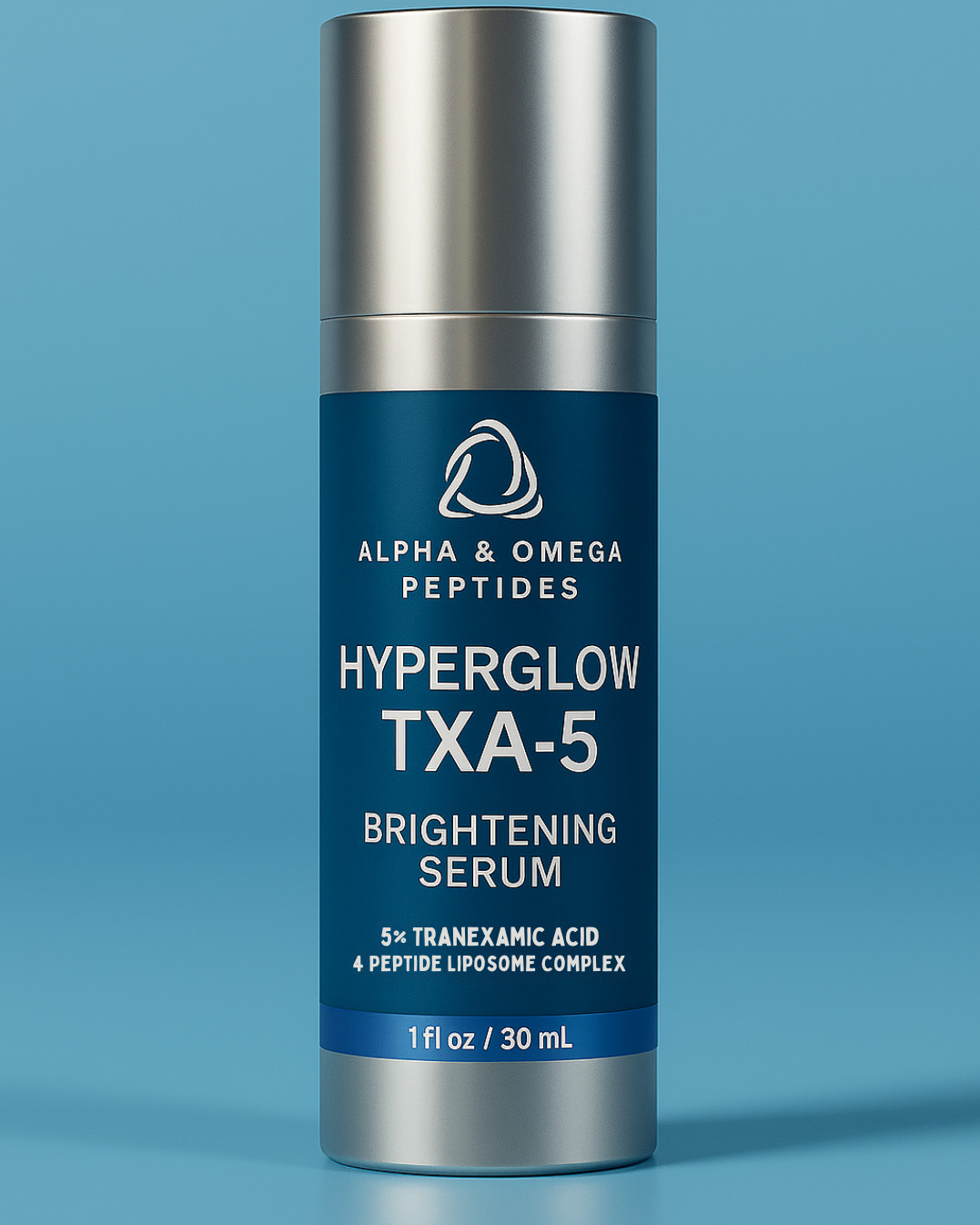 Alphaomegapeptide HyperGlow TXA-5 Exosome Serum 1 fl oz – New – Free Shipping