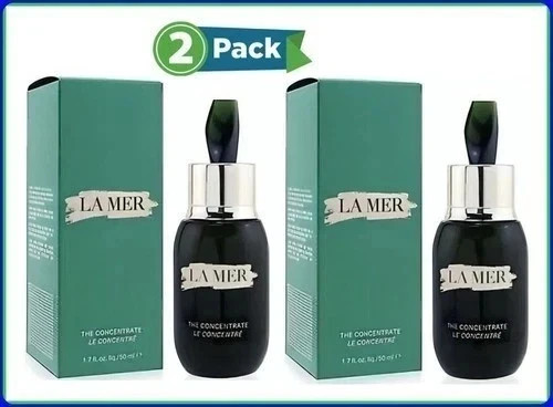 La Mer The Concentrate 1.7 oz / 50 ML New & Sealed In Box 2 pack